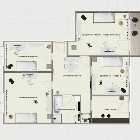 Sh Team 4 Für Max 19 Personen L Monteure L Messe L Business Apartment